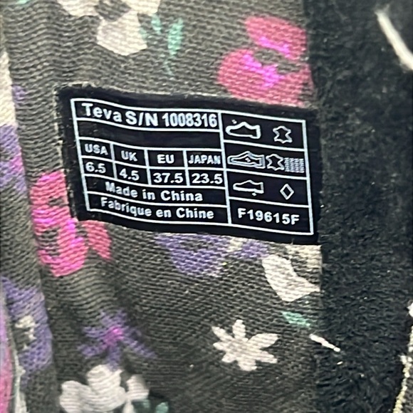 TEVA FOXY MID BLACK BOOTS - Picture 8 of 13